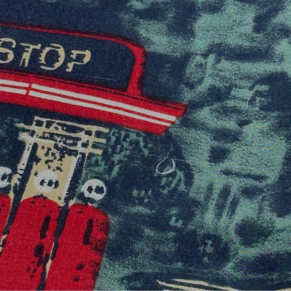 Vintage Natural Issue Men's James Dean-esque Gas Station Shirt Hawaiian Retro - Picture 7 of 11